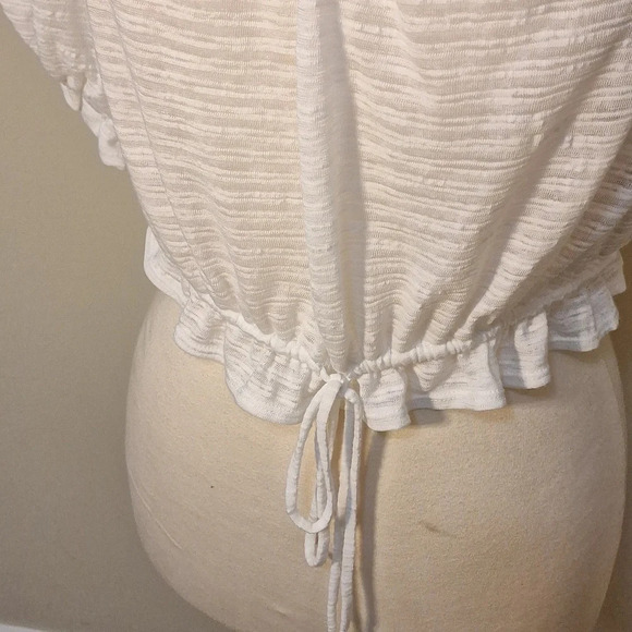 Free People Dorthy Puff sleeve top SZ S NWOT - Picture 4 of 7